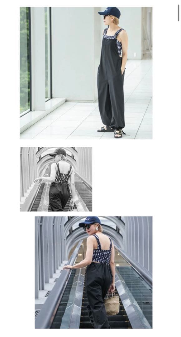 AMELY 水着 タンキニ サロペット