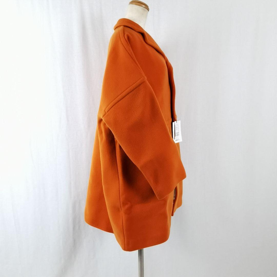 極美品 タグ付き パイルメルトン オーバーサイズドコート