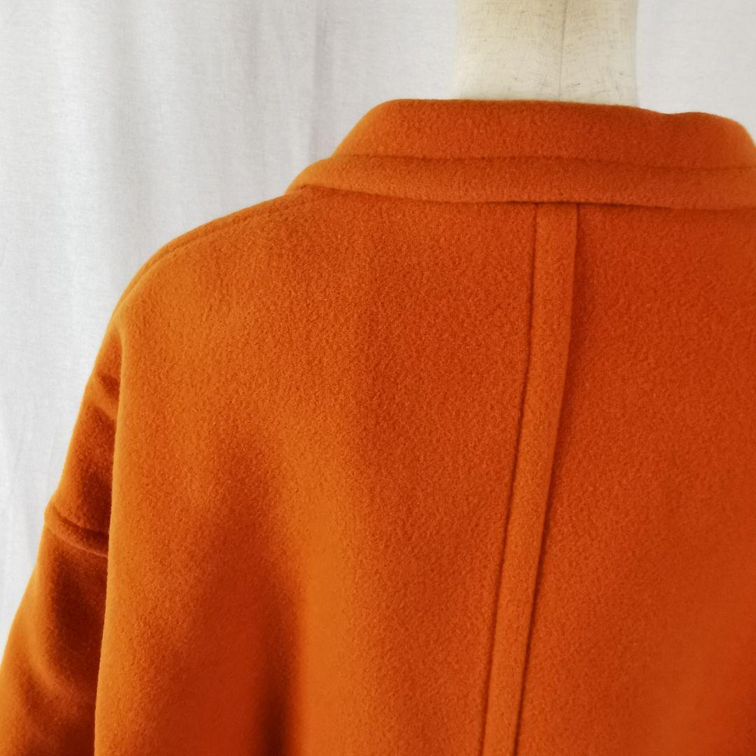 極美品 タグ付き パイルメルトン オーバーサイズドコート