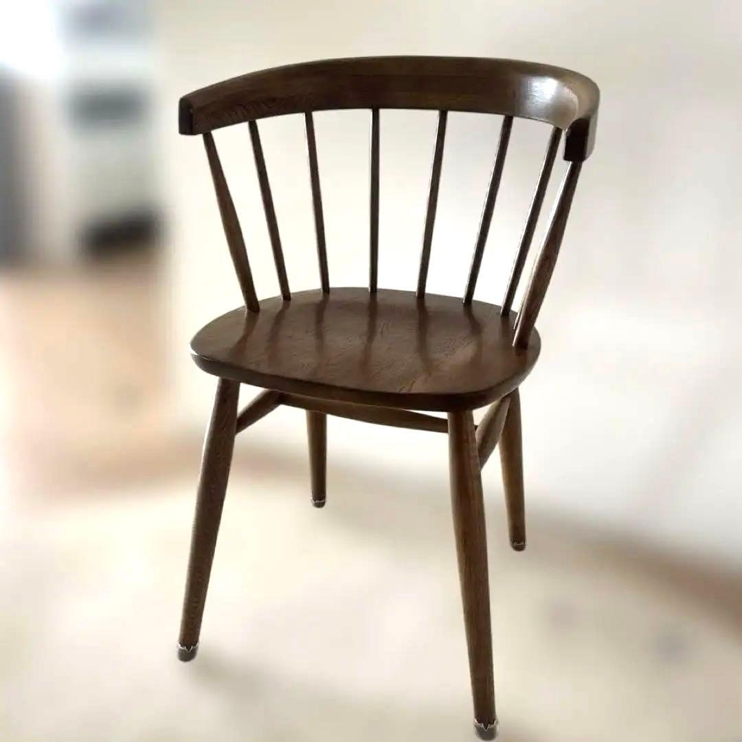 クラッシュゲート マルケッシュ ダイニングチェア 肘付 ブラウン　A