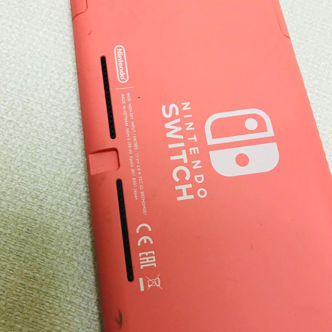 NintendoSwitch Lite コーラルピンク HDH-001 状態良好