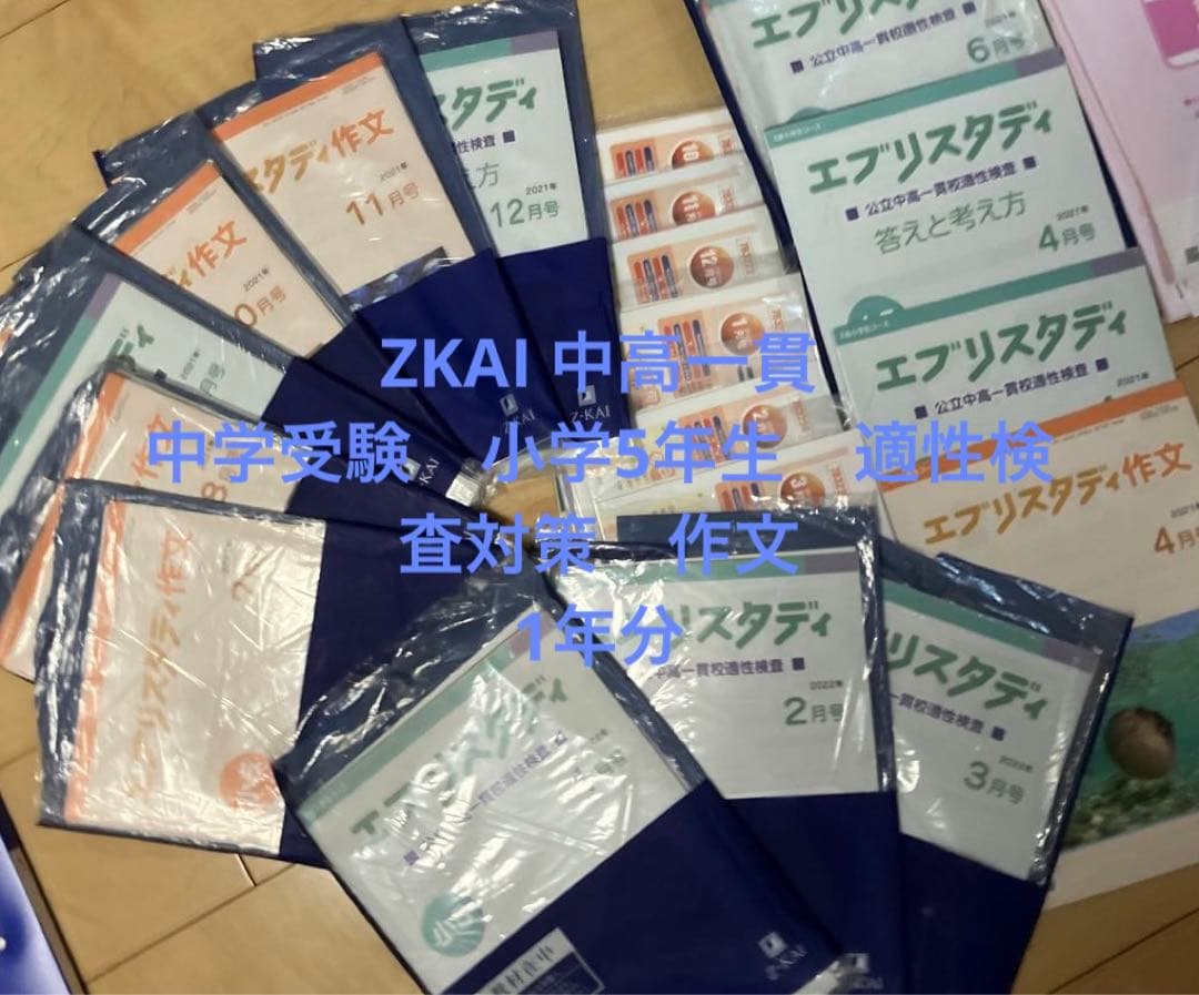 ZKAI中高一貫　中学受験　小学5年生　適性検査対策　作文1年分