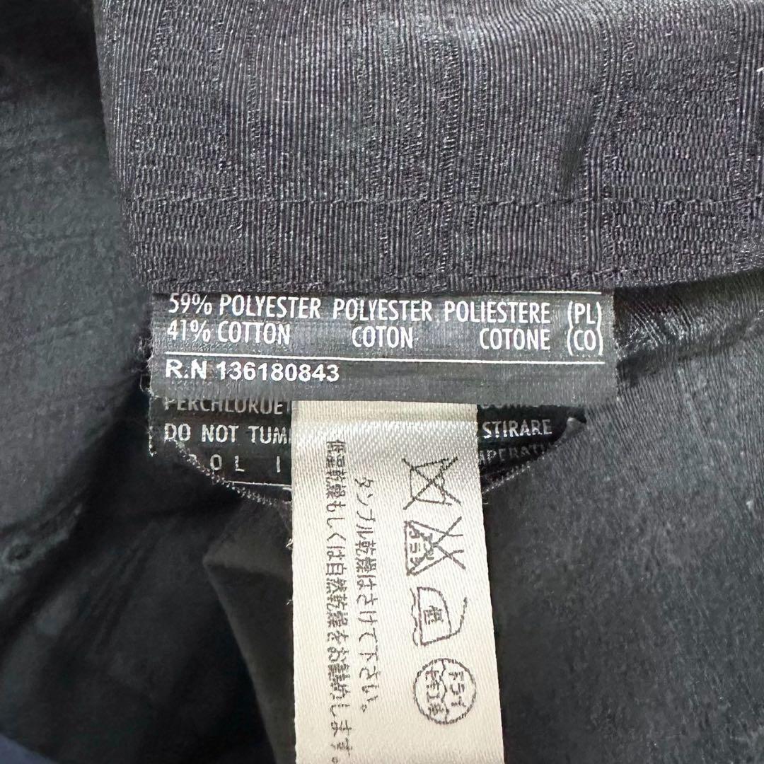 極美品✨ フェラガモ　ロングコート　薄手　ベルト　総柄　Aライン　黒　40