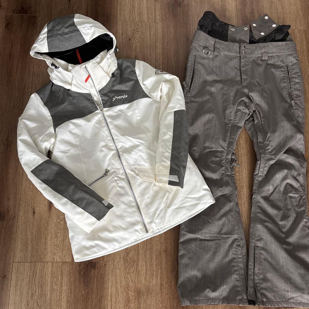 フェニックス JEWEL スキーウェア 上下セット レディース M スノーウェア