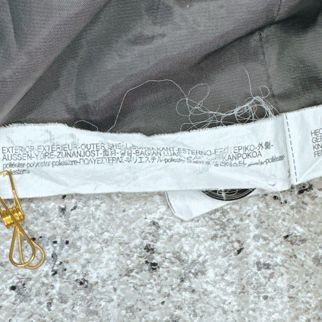 pq様　ZARA グレー ダブルブレスト フェイクボアテディベアコート S