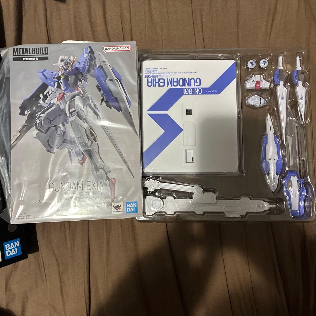 メタルビルド　ダブルオーライザー　デザイナーズブルー　エクシア　セット