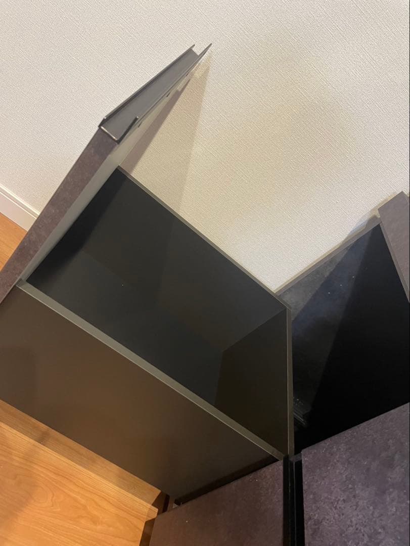 【美品】パモウナ食器棚ECA-1600R セラミカネロ 幅160cm 大容量収納