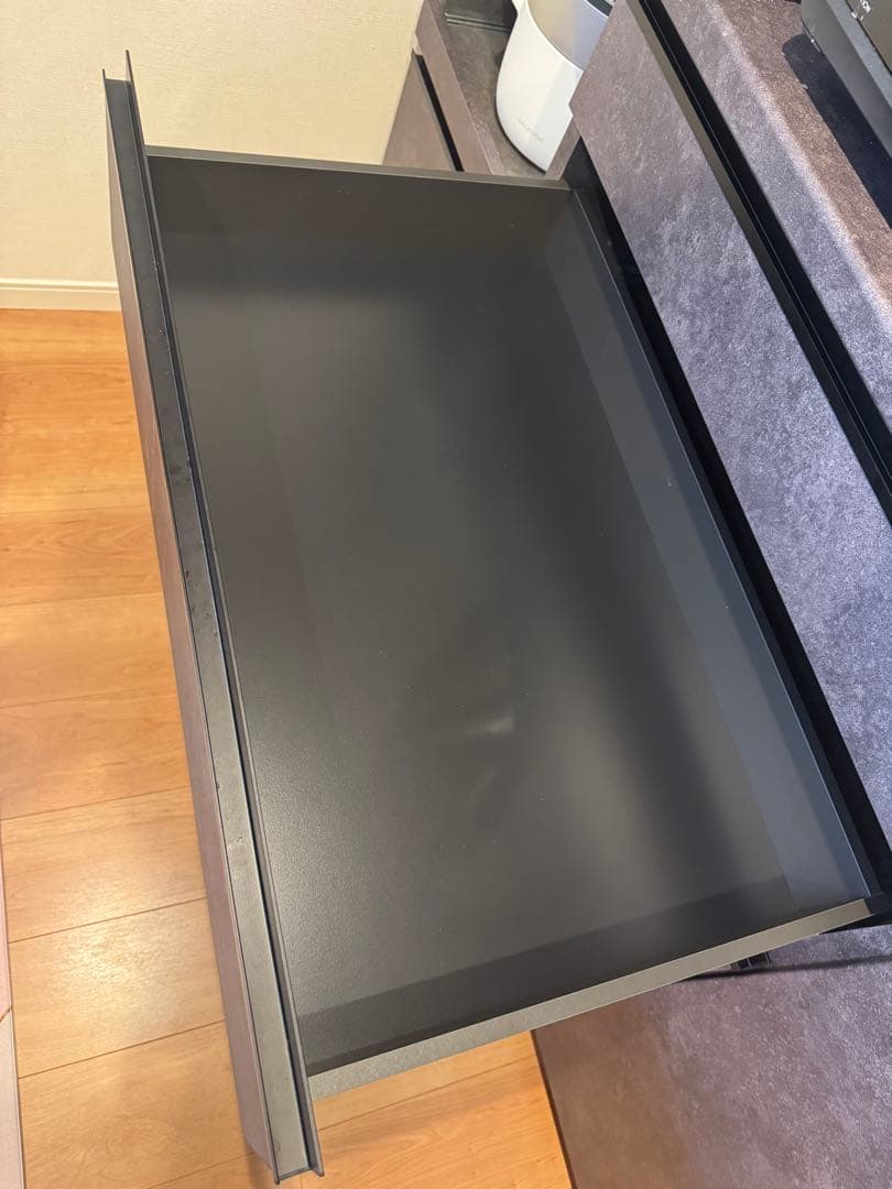 【美品】パモウナ食器棚ECA-1600R セラミカネロ 幅160cm 大容量収納