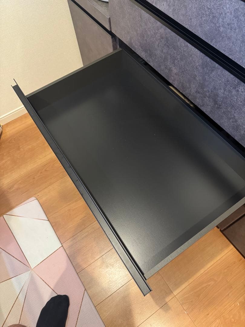 【美品】パモウナ食器棚ECA-1600R セラミカネロ 幅160cm 大容量収納