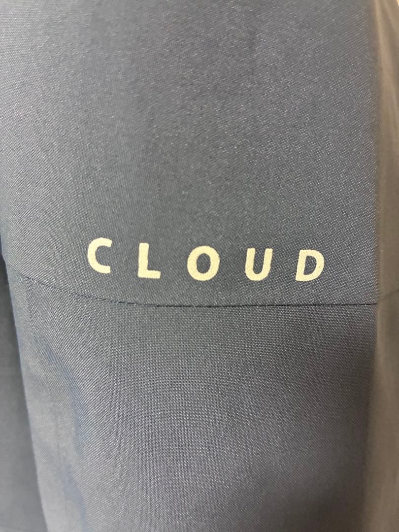 アンファッジ スノボウェア クラウドジャケットBlueGrey 25-26