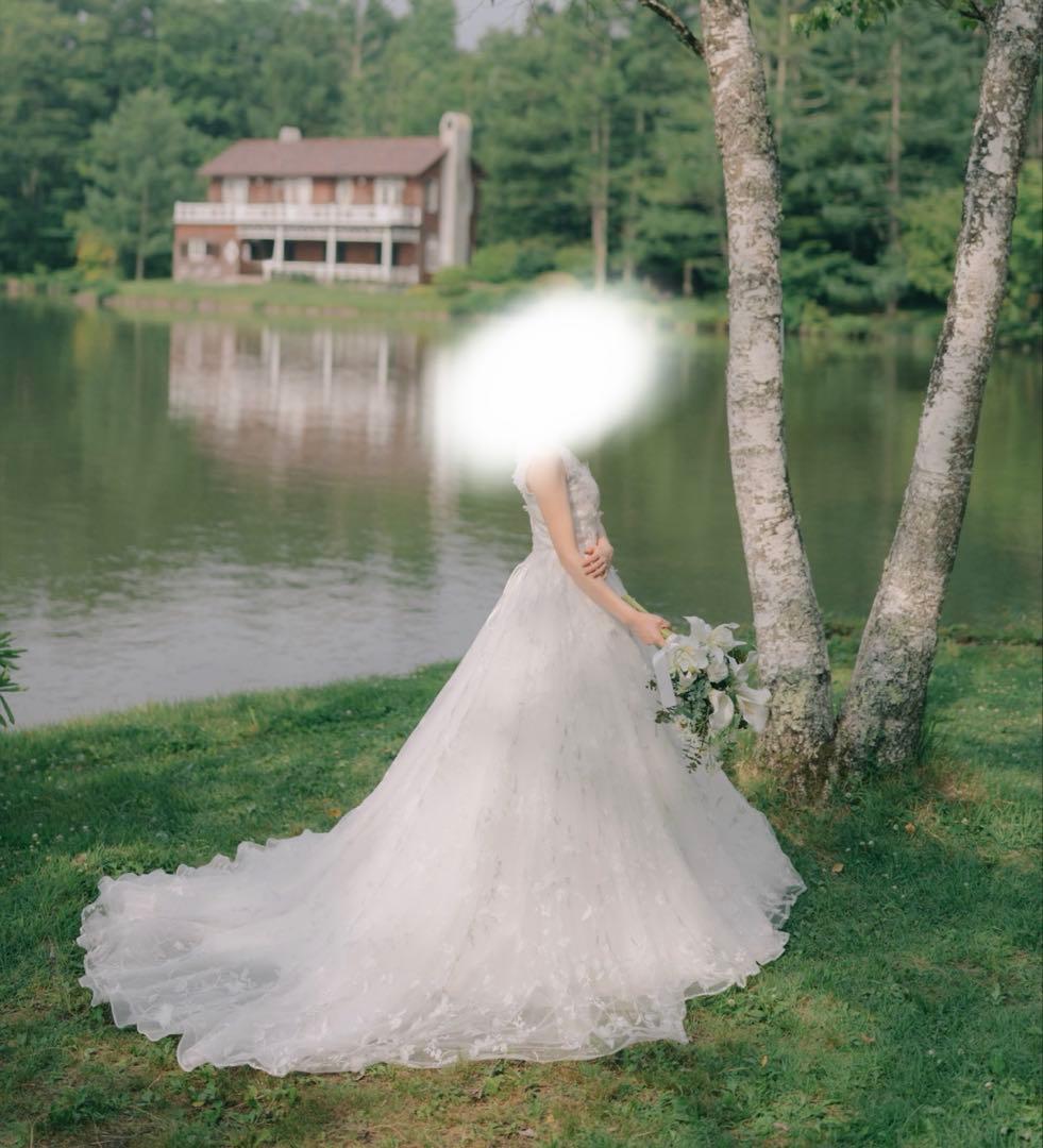 【お値下け中】WANDS[ワンズ] ウェディングドレス パニエ付き