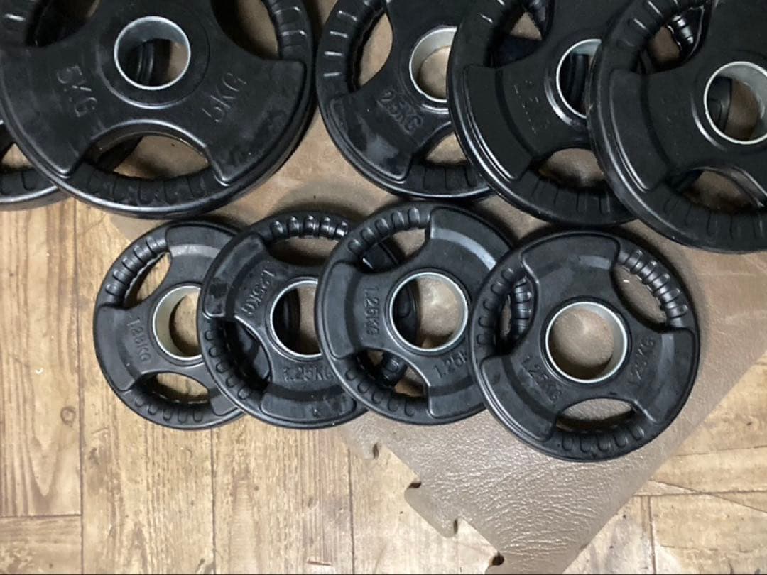 バーベルプレートセット 計115Kg 穴径50mm