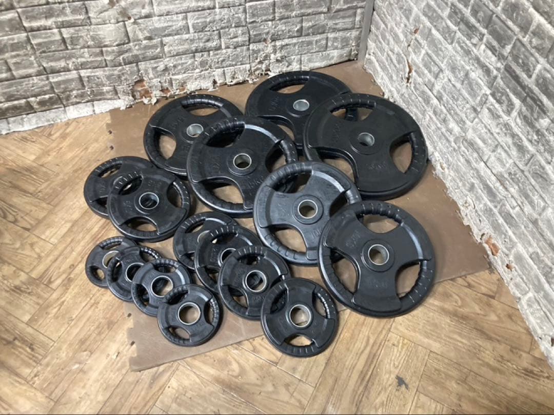 バーベルプレートセット 計115Kg 穴径50mm