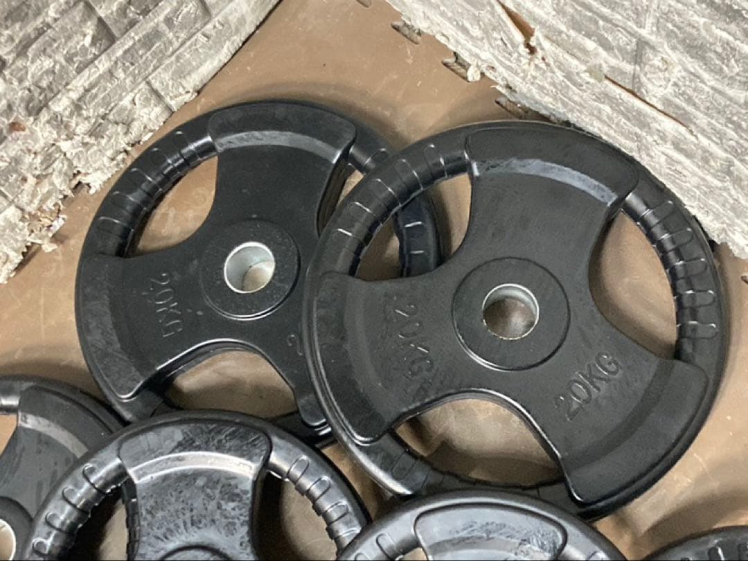 バーベルプレートセット 計115Kg 穴径50mm