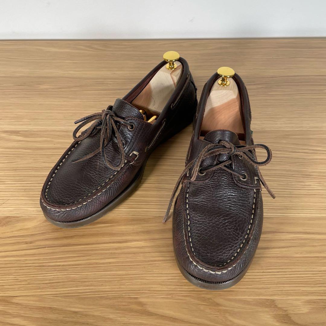 パラブーツ バース マリーン デッキシューズ ブラウン　8