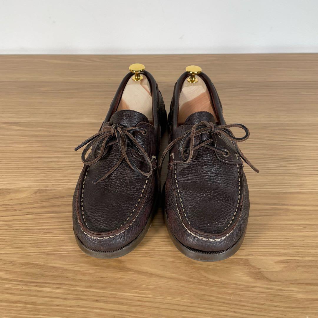 パラブーツ バース マリーン デッキシューズ ブラウン　8