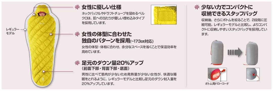 モンベル ダウンハガー800 women's #3