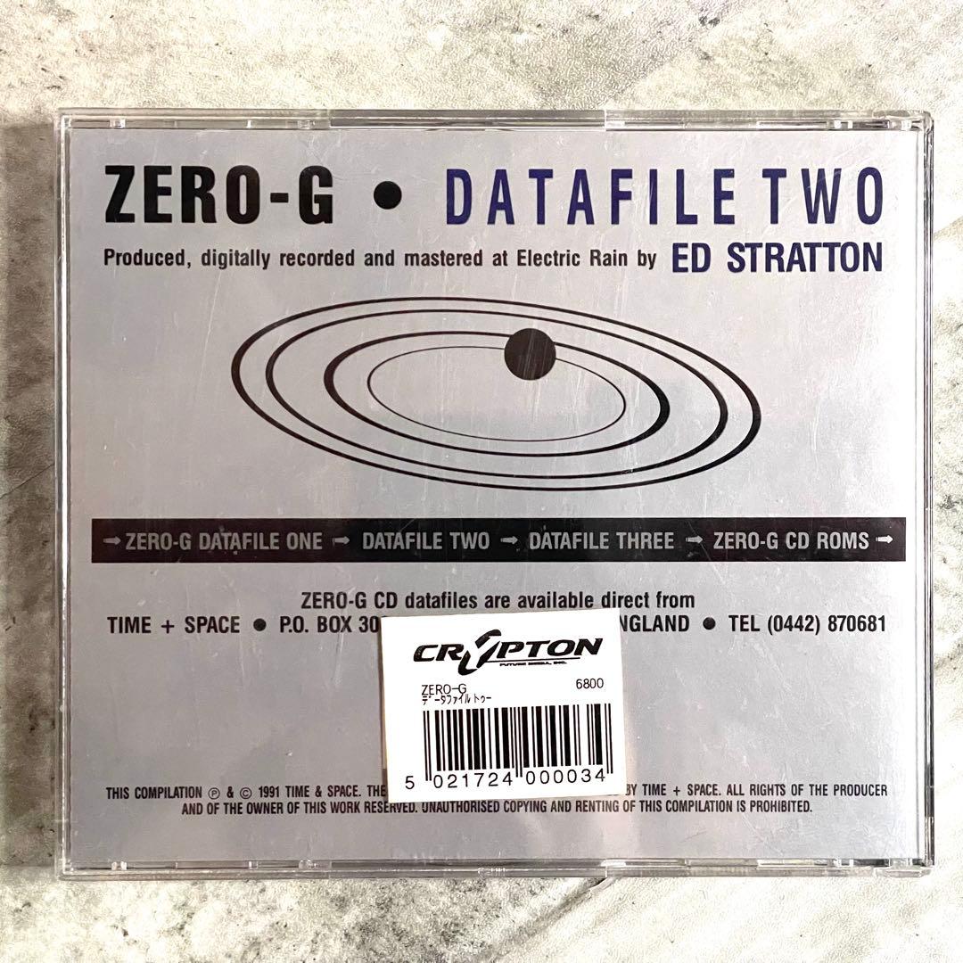 廃盤 ZERO-G DATAFILE 2 サンプリングCD ゼロジー 希少