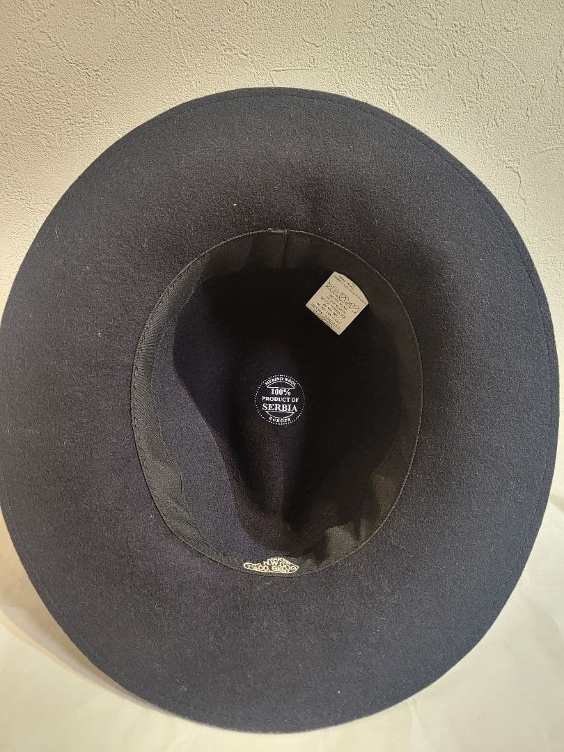 THE H.W.DOG&Co. トラベラーズハット ネイビー サイズ36