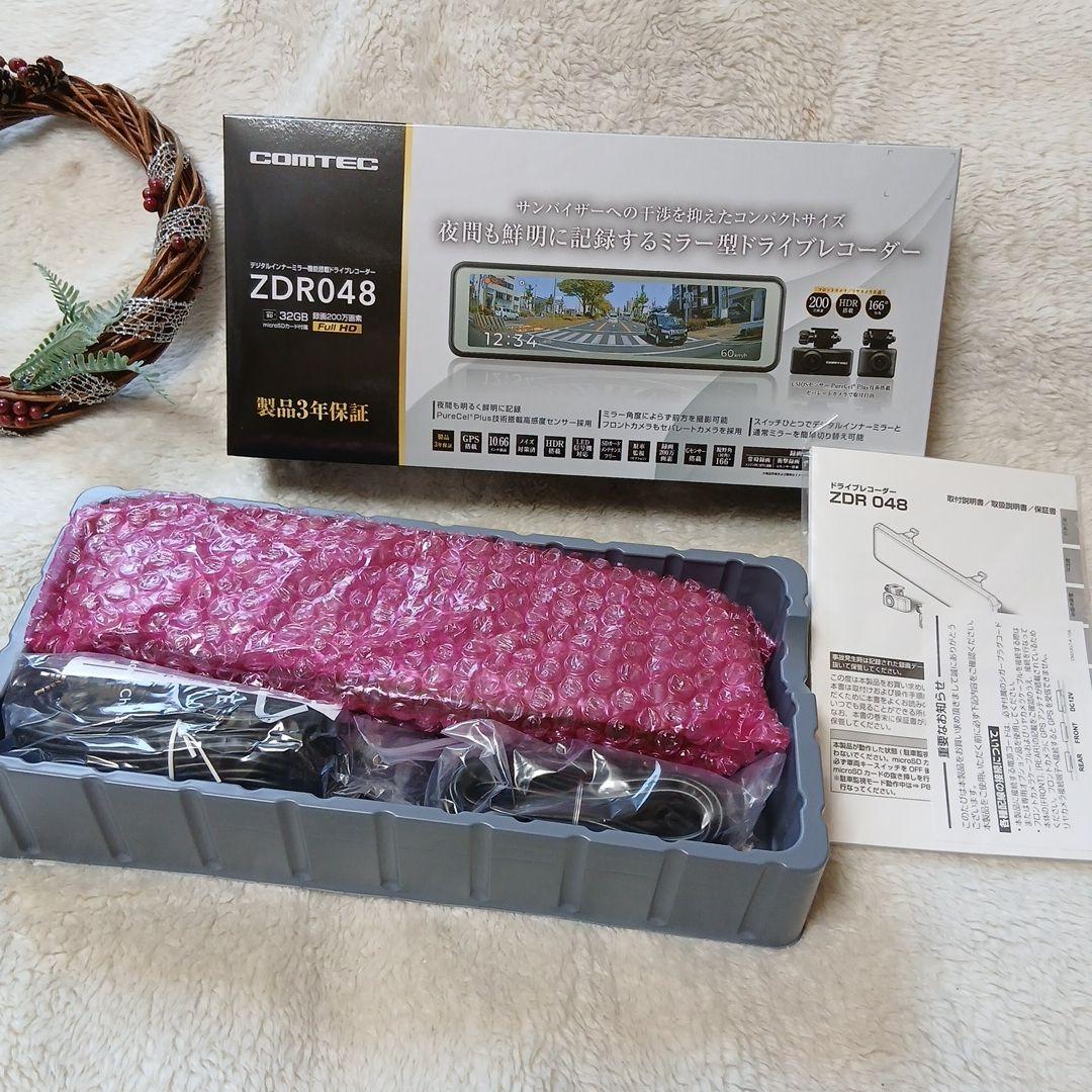 新品&未使用✨【バックミラー型ドラレコ】COMTEC ZDR048