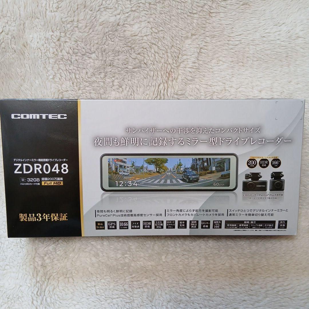 新品&未使用✨【バックミラー型ドラレコ】COMTEC ZDR048