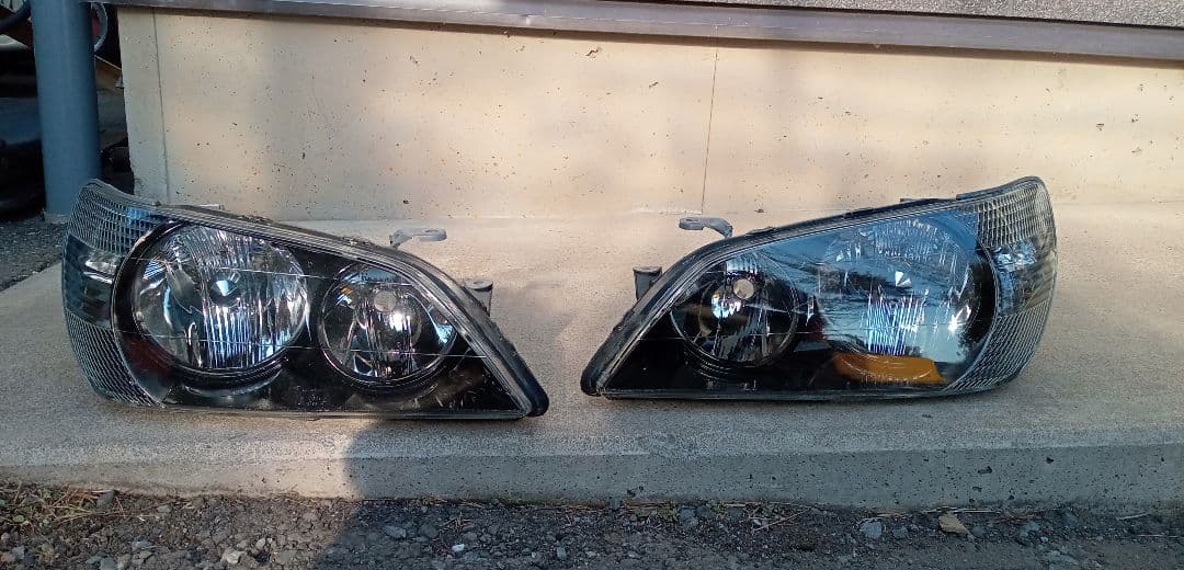 アルテッツァ 前期ヘッドライト左右 加工品