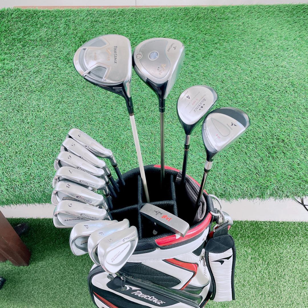 ツアーステージ ViQ メンズ ゴルフクラブ セット 14本 ミズノ　N2226