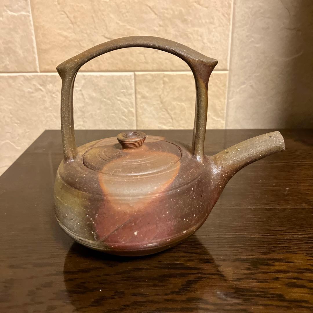 お値下げ 備前焼き 銚子 小日置武百作