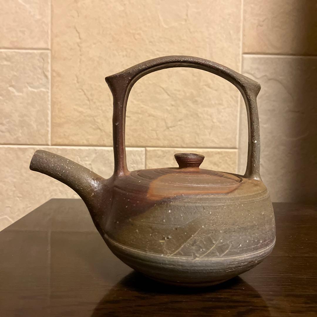 お値下げ 備前焼き 銚子 小日置武百作