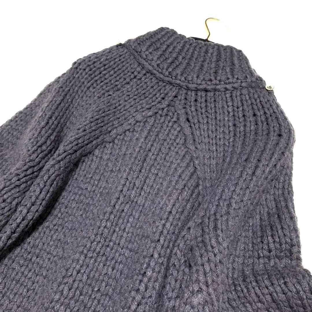 ★ shiyo様　マックスマーラ❤︎ボリュームニットコート❤︎カールファー❤︎ M L