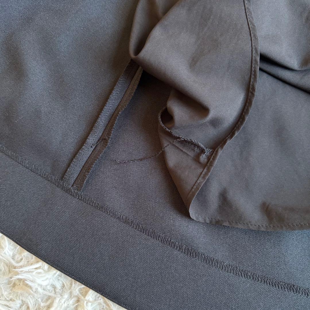 24AW最新モデル/定価3.6万 ジェンヌ オードリーフレアワンピース L 黒