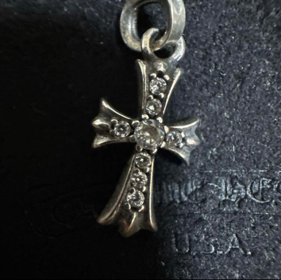 クロムハーツ クロスデザイン ピアス(片耳用)