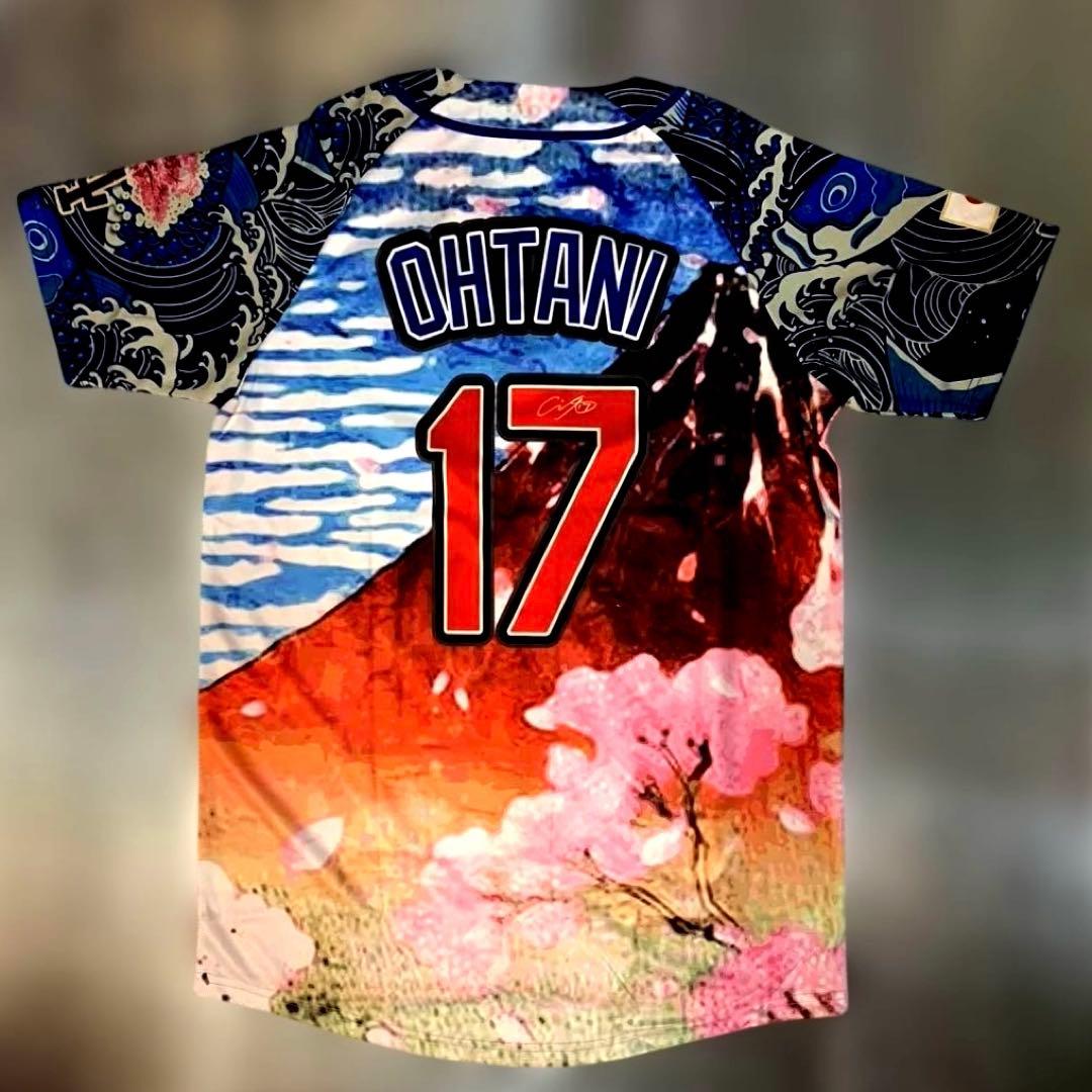 大谷翔平　signature　桜吹雪ユニフォーム　ジャパニーズヘリテージナイトⅡ