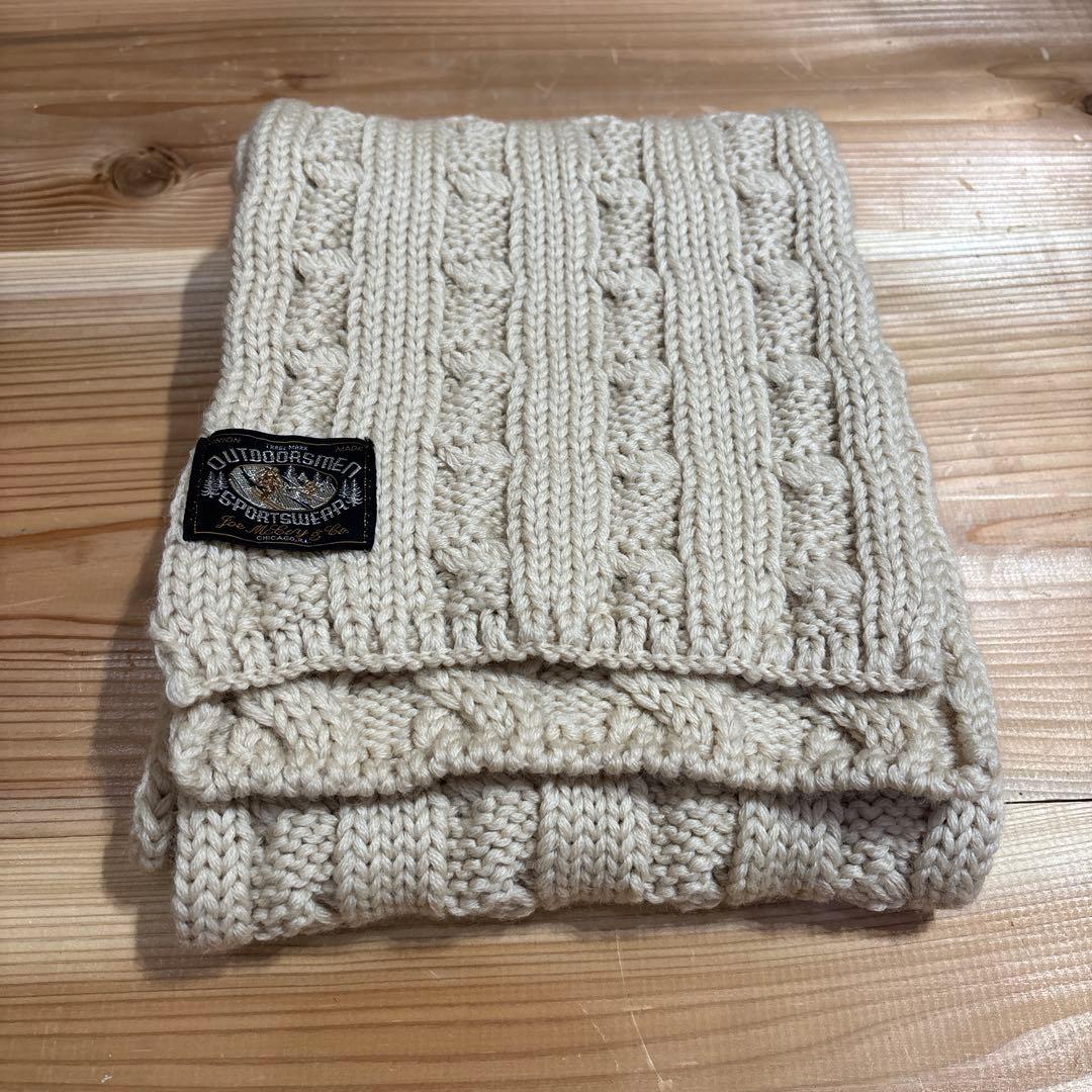 リアルマッコイズ　フィッシャーマンニットマフラー　Lot No.MA15121