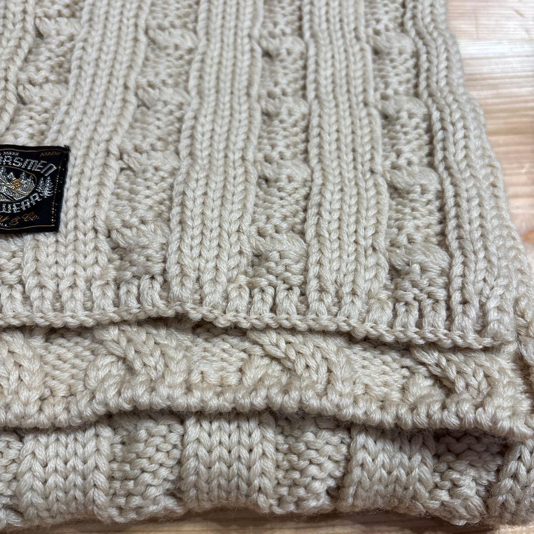 リアルマッコイズ　フィッシャーマンニットマフラー　Lot No.MA15121