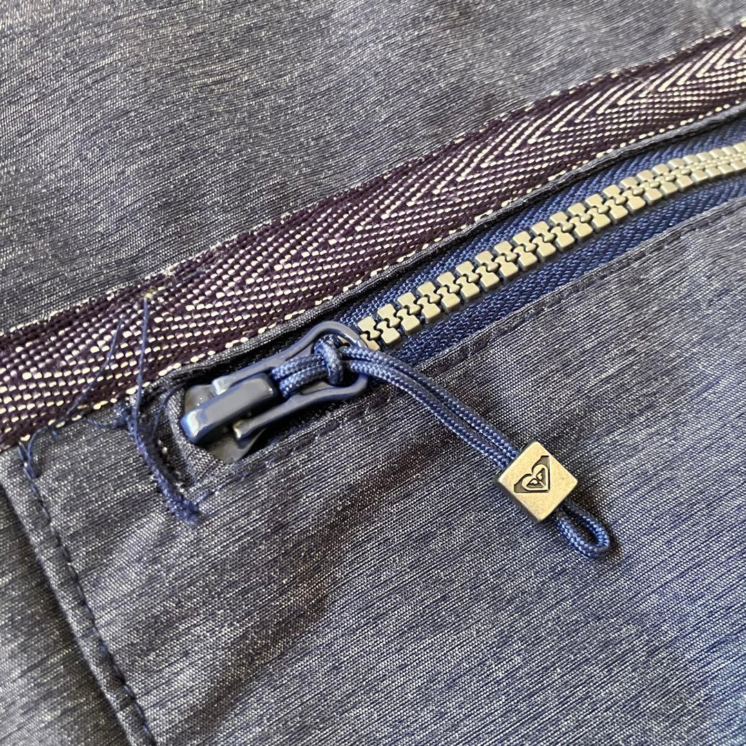 #N9✨ROXY✨スノボウェア デニム ビブパンツ つなぎ レディースM