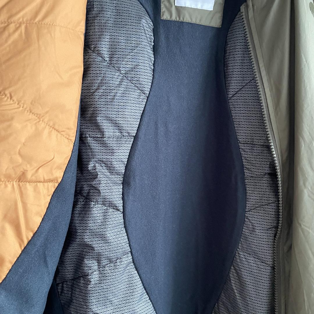 新品 le coq スマートパディングジャケット ヒートナビ カーキ L