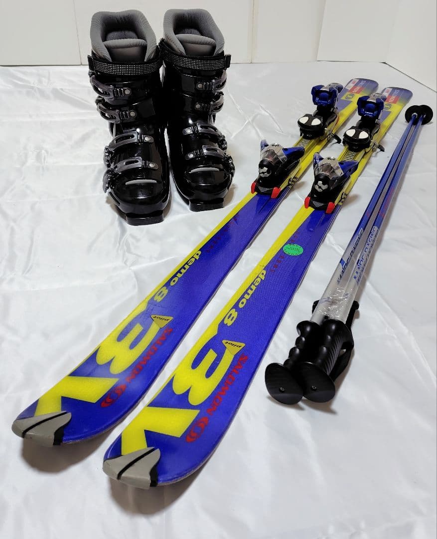 F■スキーセット■SALOMON板165cm■MCCUGAR靴28.5〜29cm