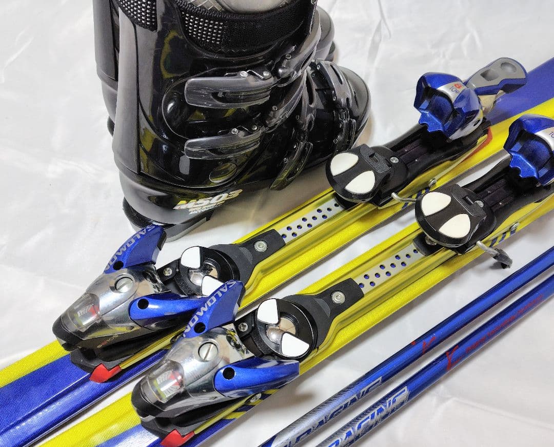 F■スキーセット■SALOMON板165cm■MCCUGAR靴28.5〜29cm