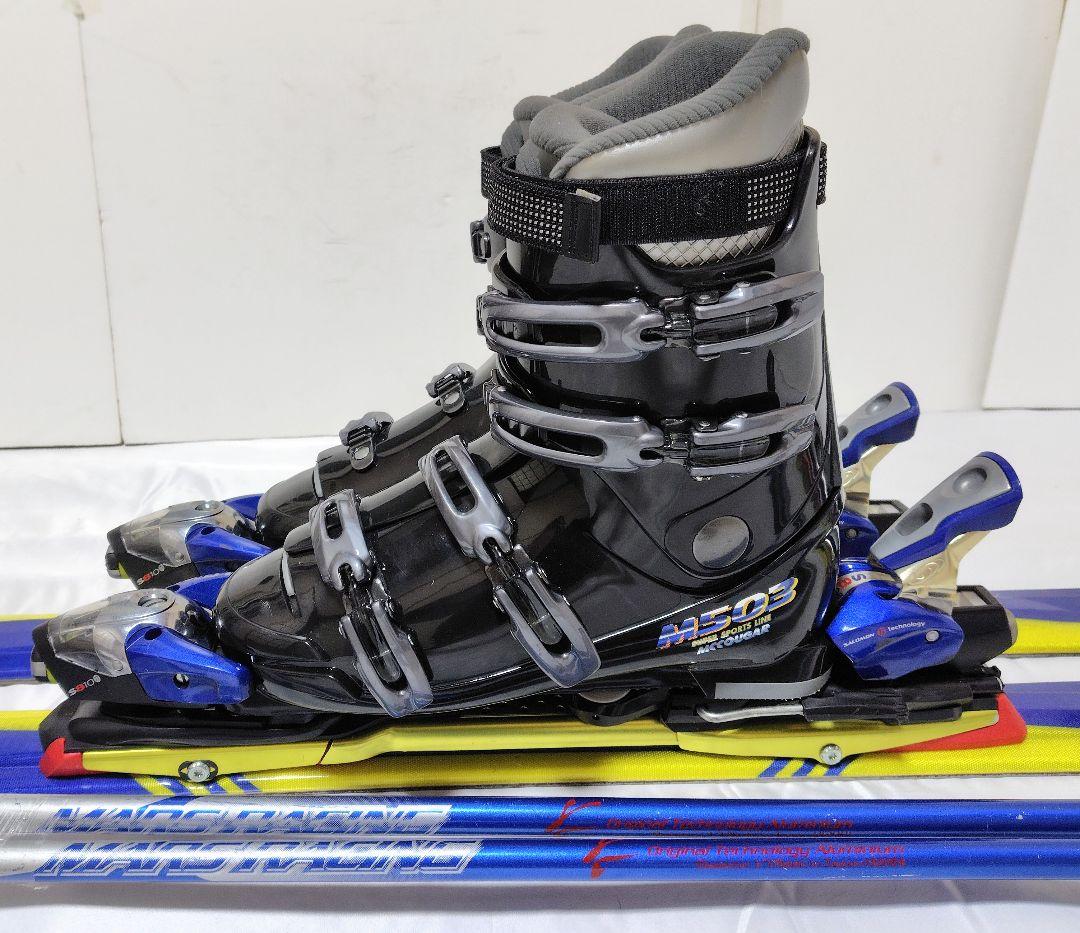 F■スキーセット■SALOMON板165cm■MCCUGAR靴28.5〜29cm