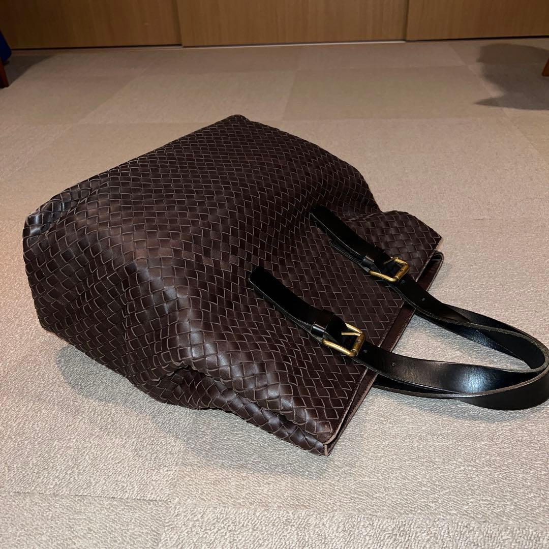Bottega Veneta ダークブラウン トートバッグ