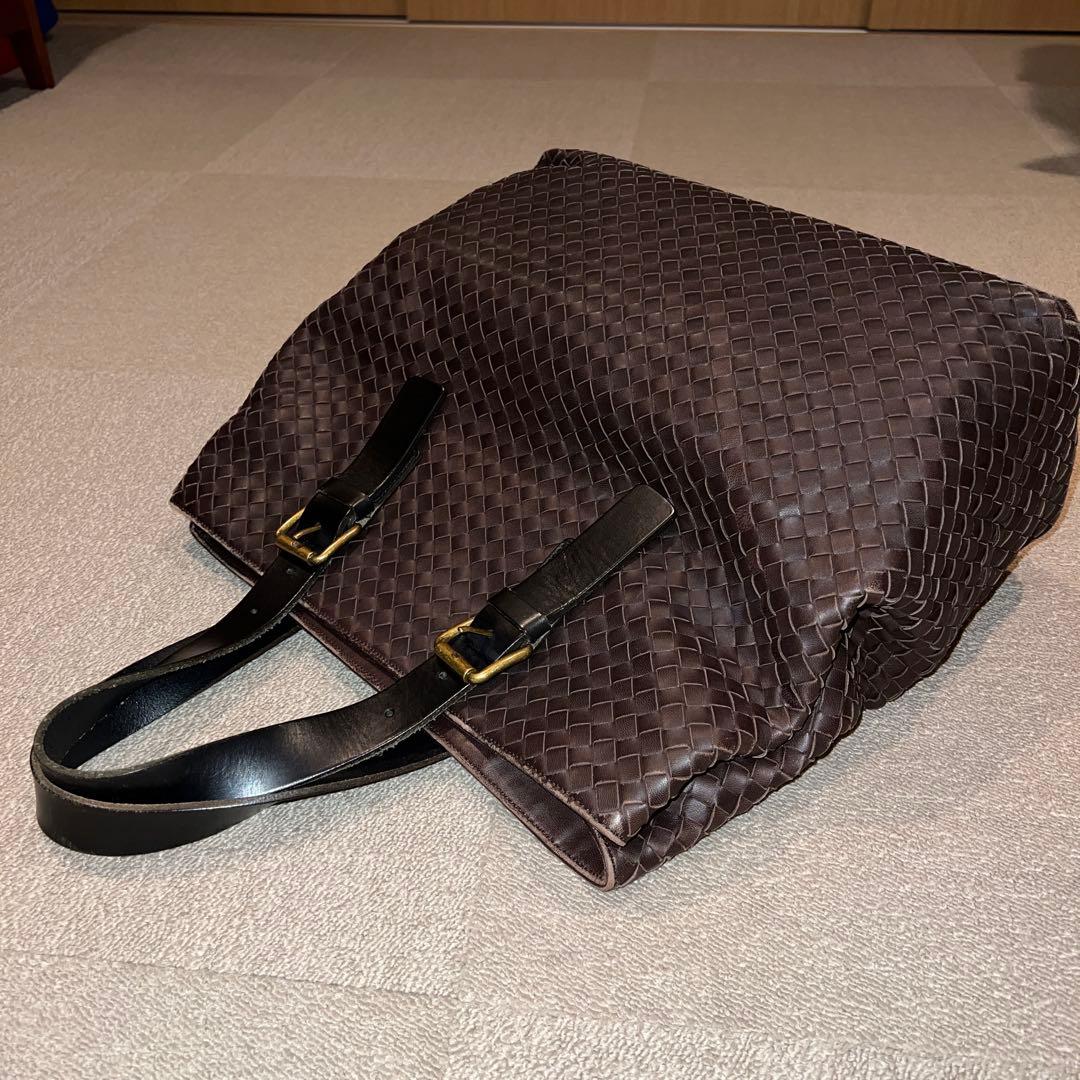 Bottega Veneta ダークブラウン トートバッグ