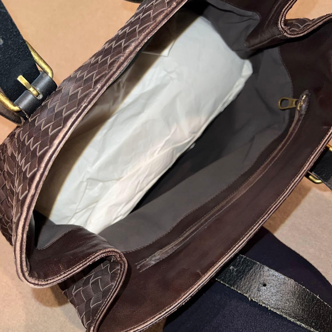 Bottega Veneta ダークブラウン トートバッグ