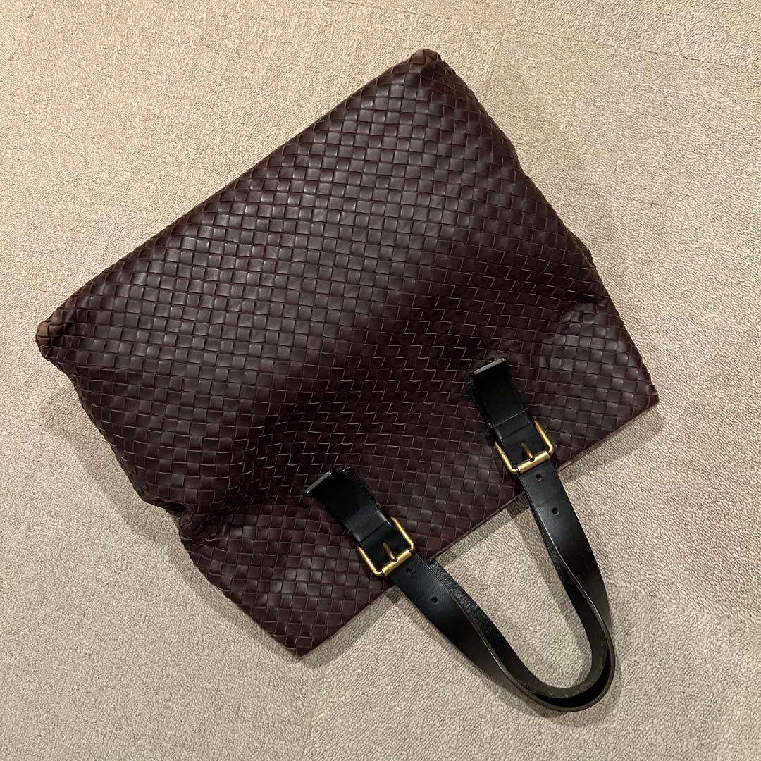 Bottega Veneta ダークブラウン トートバッグ