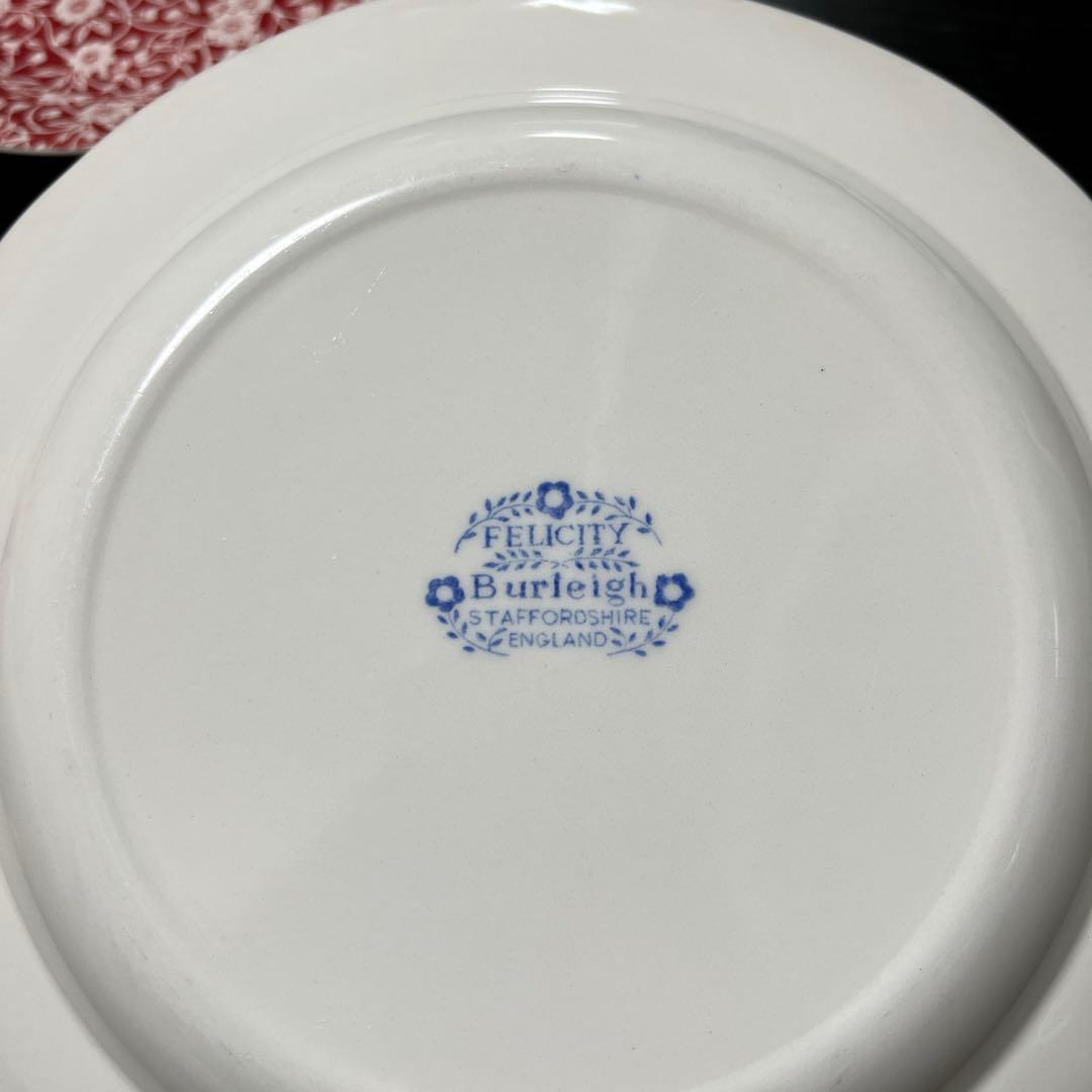 バーレイ　プレート　キャリコ1色、フェリシテ2色　3枚セット