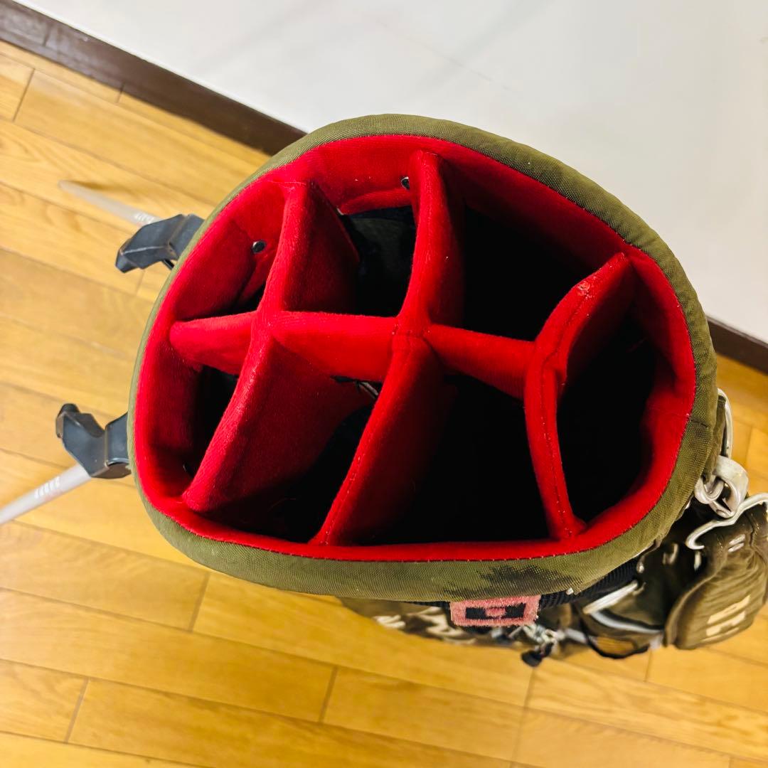 【希少品】　ONOFF キャディバッグ　ゴルフバッグスタンド式　送料込み