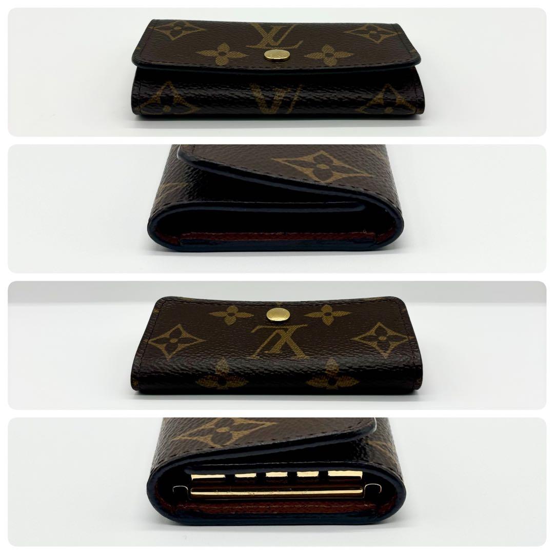 【美品】ルイヴィトン ミュルティクレ4 モノグラム キーケース