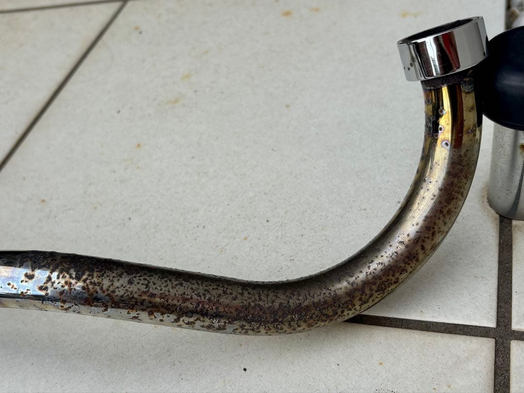 c*帳様 スーパーカブ110 モリワキ フルエキ メガフォンマフラー クローム