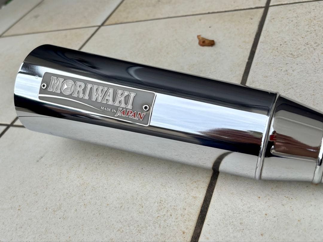 c*帳様 スーパーカブ110 モリワキ フルエキ メガフォンマフラー クローム