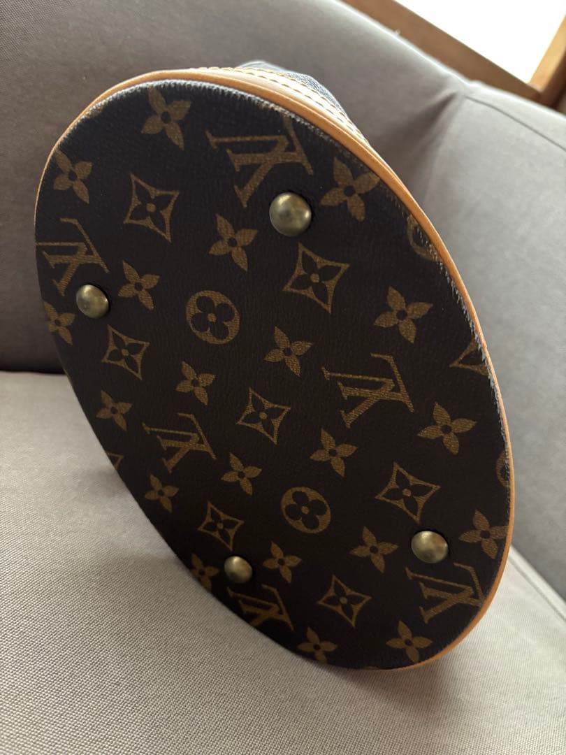 Louis Vuitton ブラック ベージュ トートバッグ